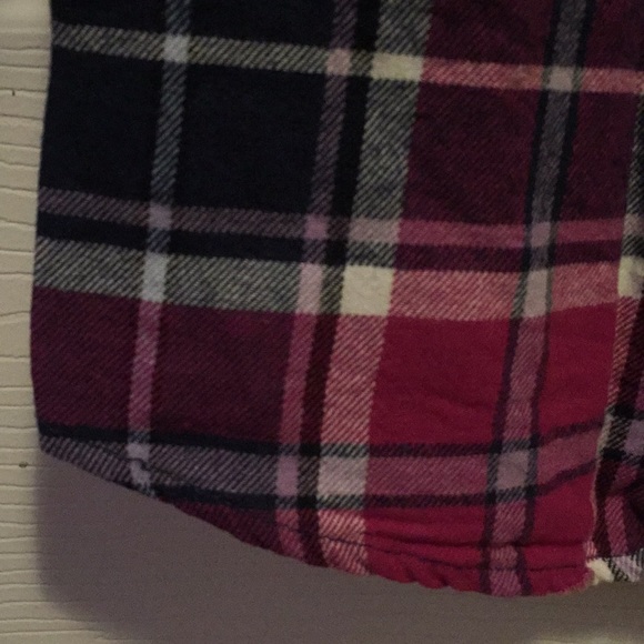 Pink/Blue/White Plaid Weatherproof Flannel - Picture 6 of 8